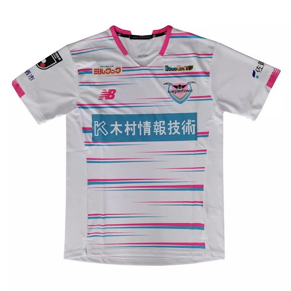 Thailand Trikot Sagan Tosu Auswarts 2021-22 Weiß Fussballtrikots Günstig